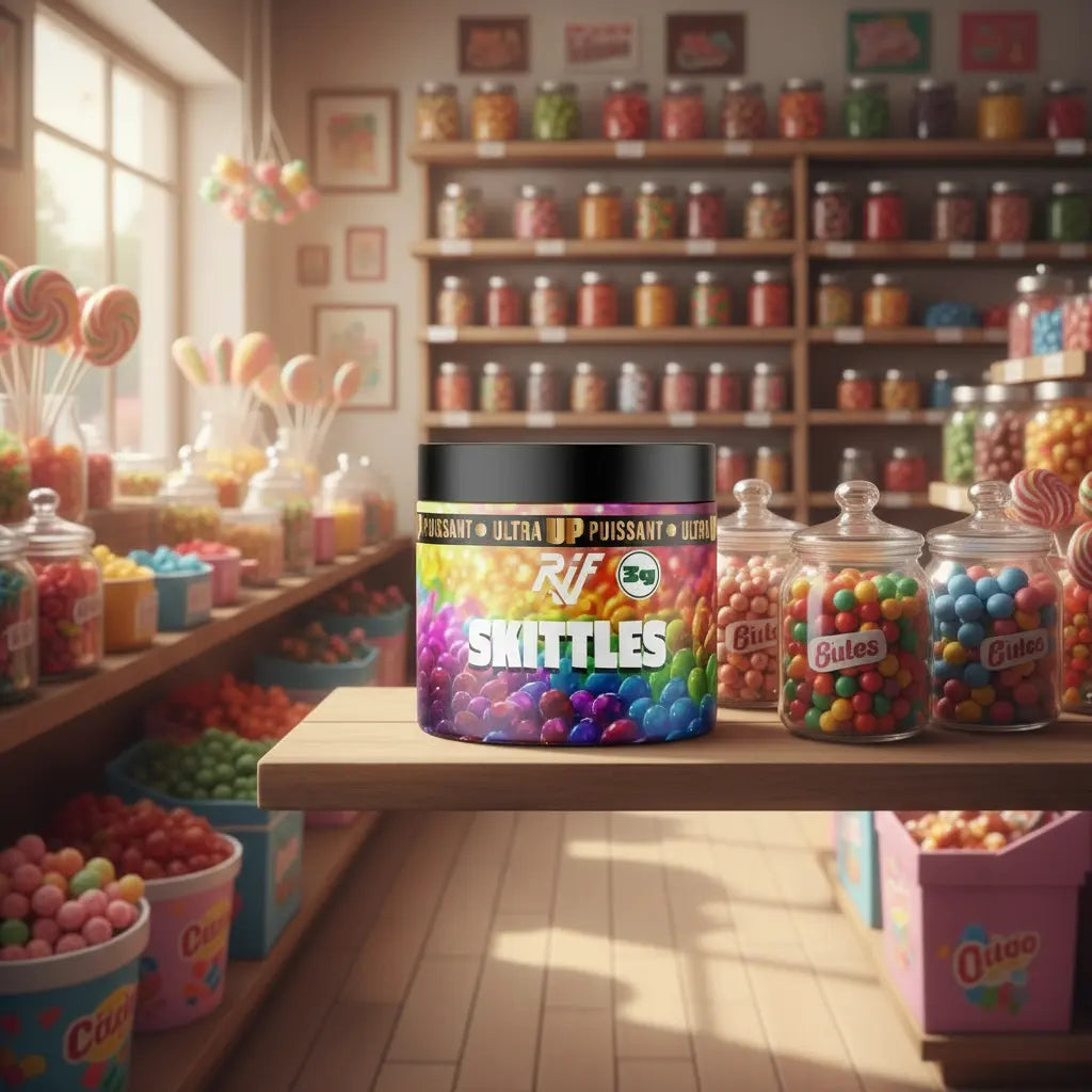 Skittles Premium – Fleur de CBD 20 % – Édition Limitée RIF