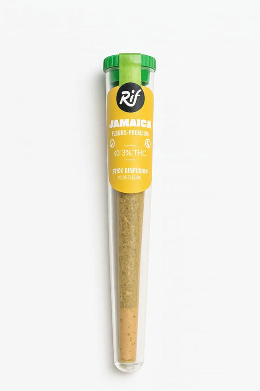 Pré-roll Jamaica CBD – Saveur exotique & détente légale (-03% de THC) RIF
