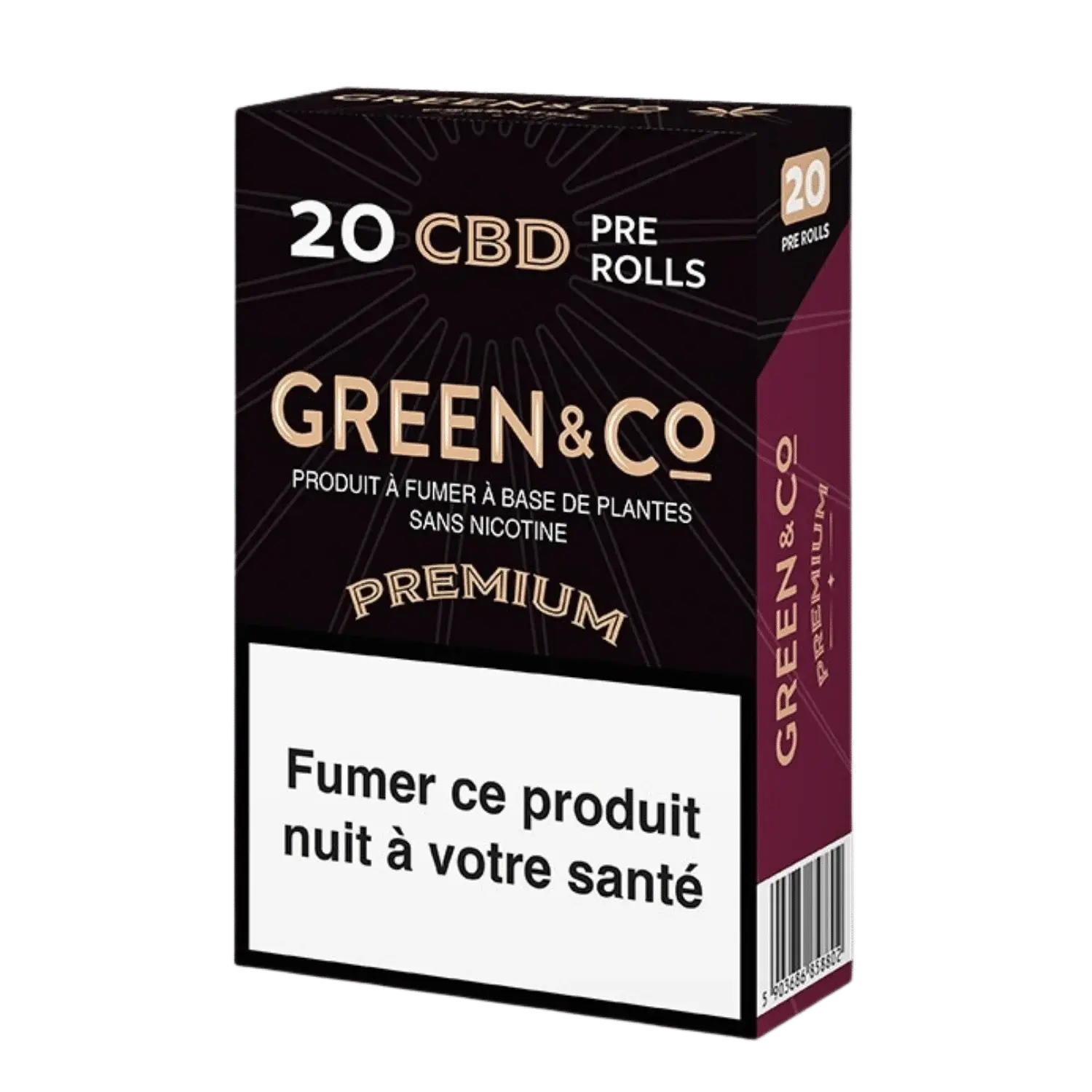 Cigarette CBD Green&CO – Premium, légale & relaxante Ma boutique